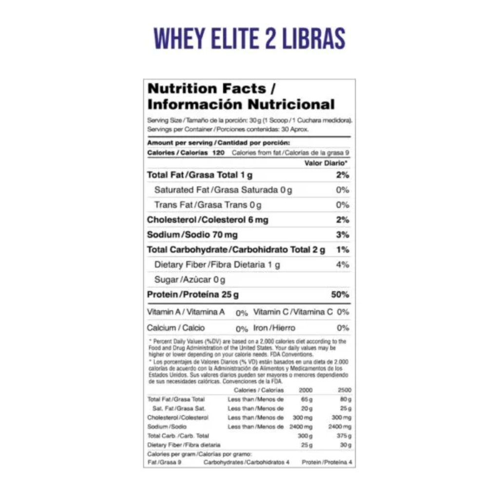 WHEY ELITE VITANAS