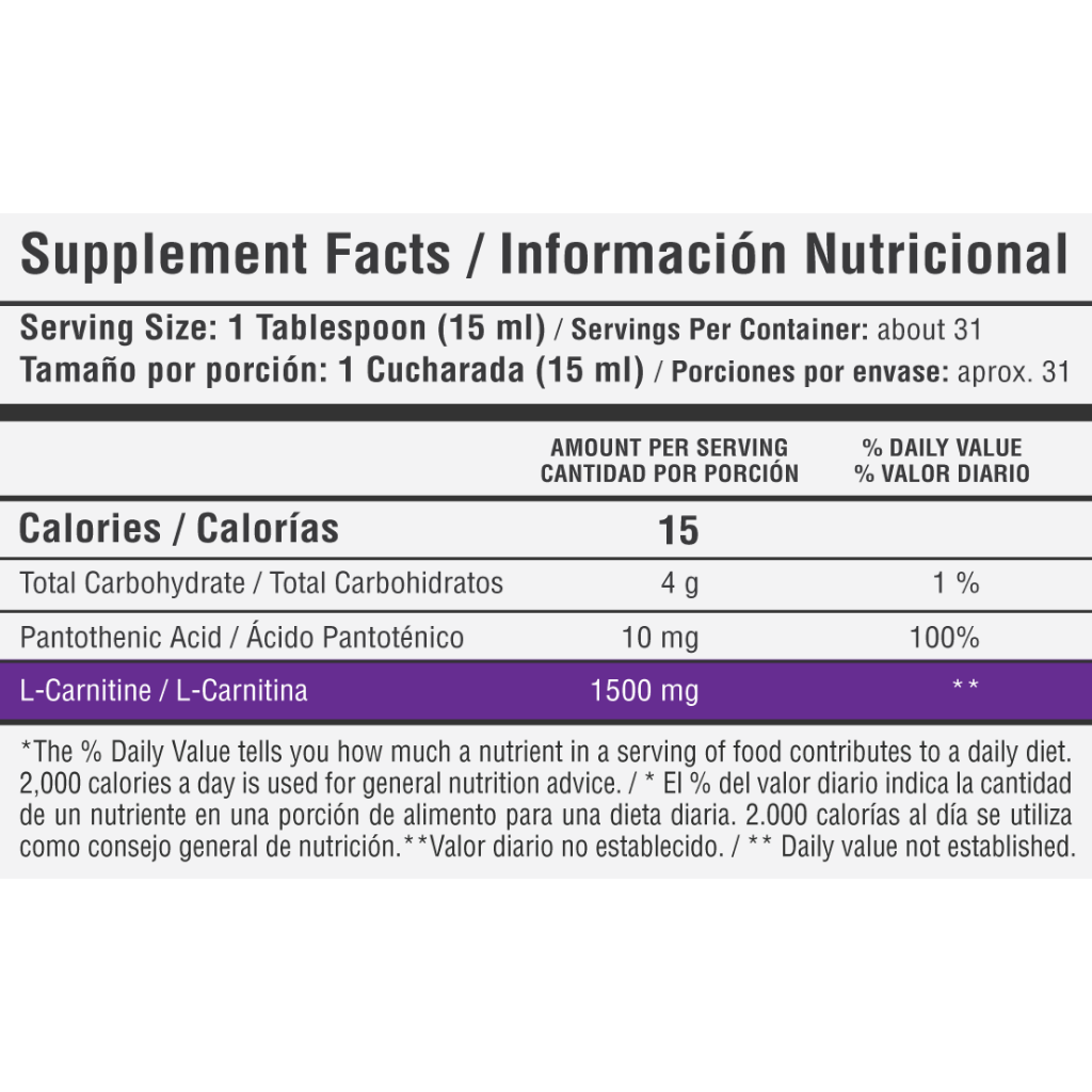 L-CARNITINE LIQUID HEALTHY SPORTS