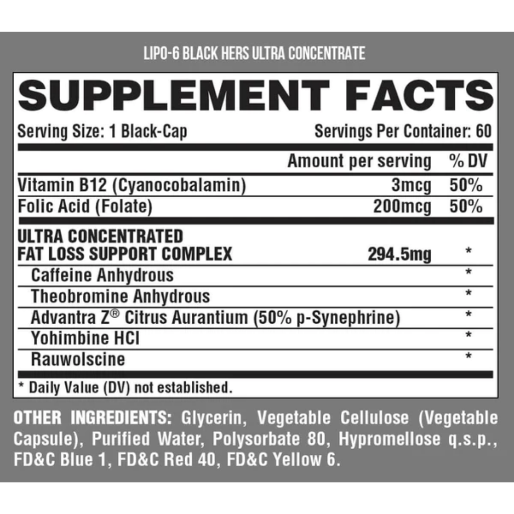 LIPO 6 BLACK HERS NUTREX