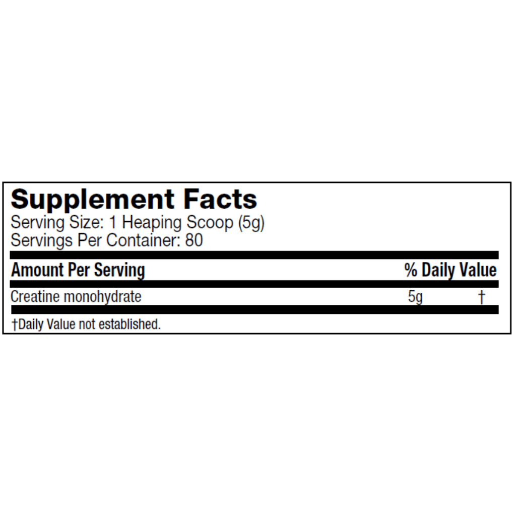 100% PLATINUM CREATINE MUSCLETECH