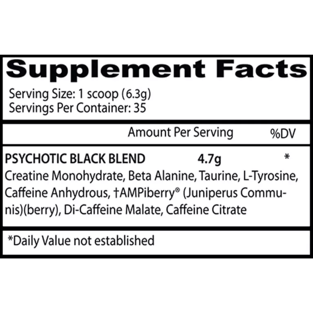 PSYCHOTIC BLACK INSANE LABZ