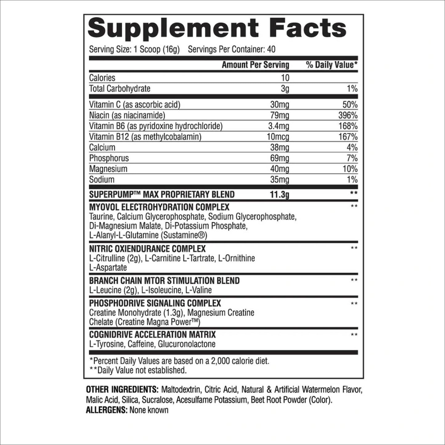 SUPER PUMP AGRESSION GASPARI NUTRITION