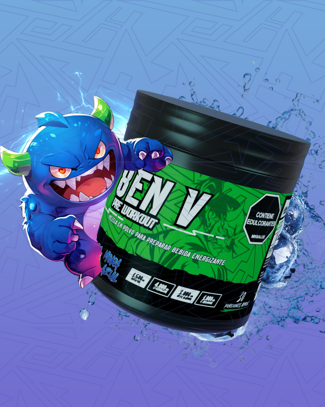 8 EN V PRE WORKOUT ELITE SUPPLEMENTS