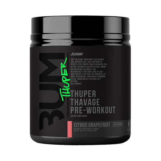 THUPER THAVAGE PRE-WORKOUT CBUM RAW