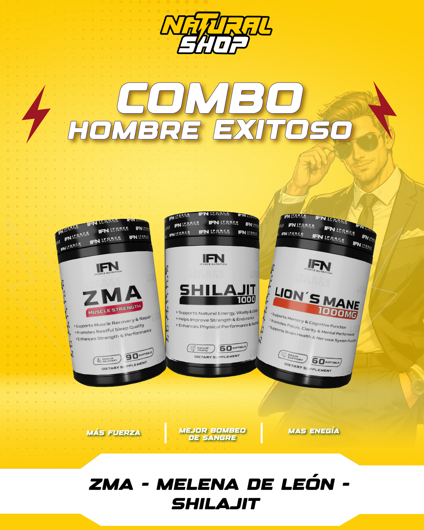 COMBO HOMBRE EXITOSO