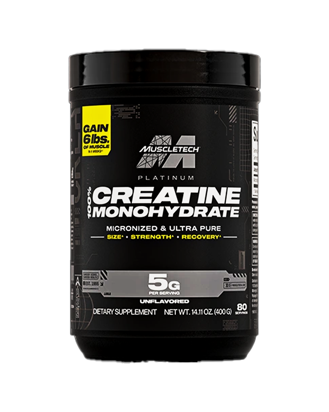 100% PLATINUM CREATINE MUSCLETECH