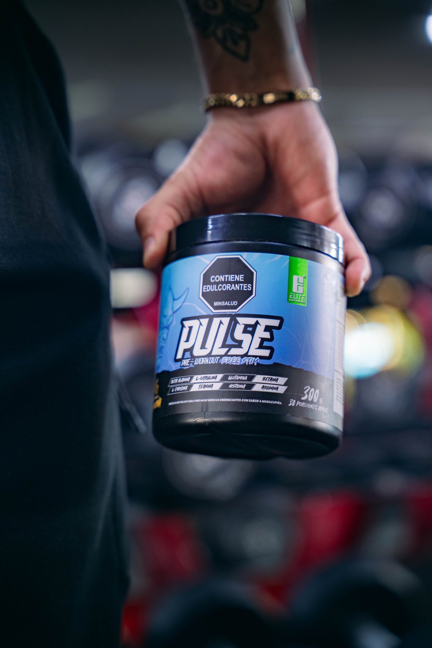 Pulse Pre-Workout sin Estimulantes Elite Supplements