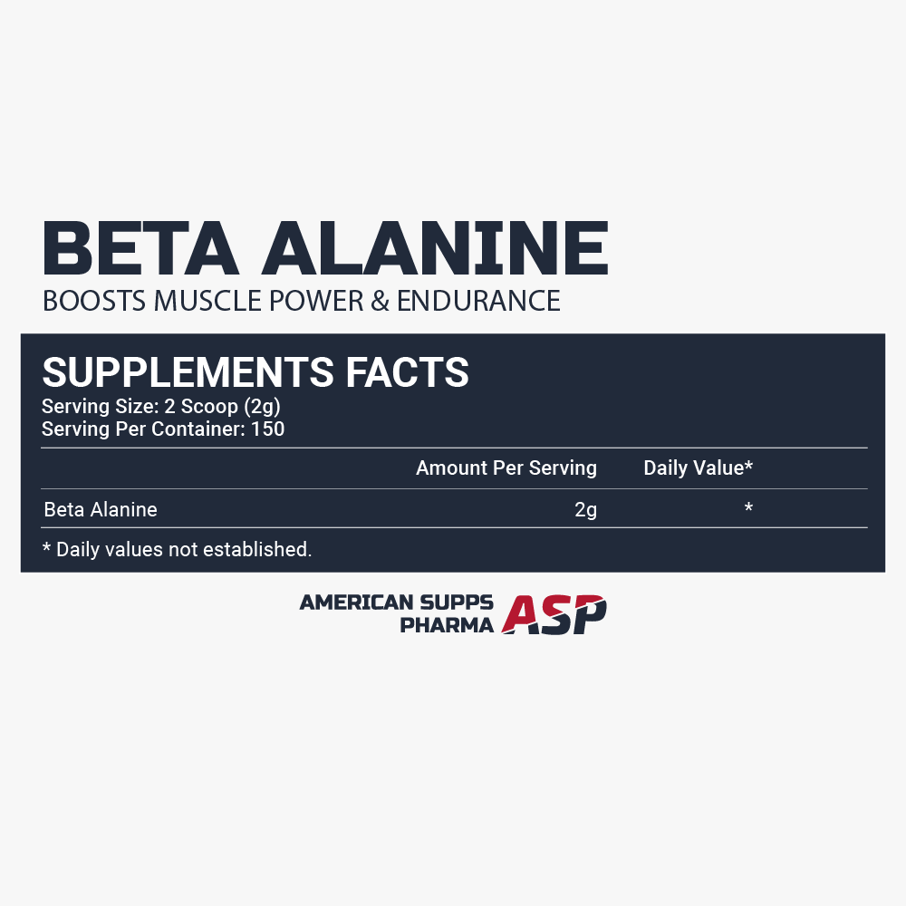 BETA ALANINE AMERICAN SUPPS PHARMA