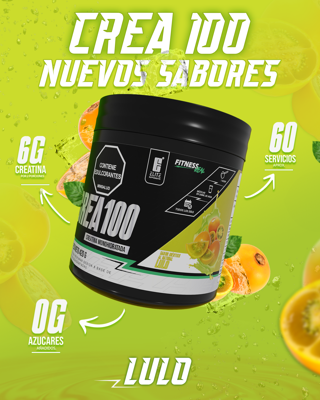 CREA100 ELITE SUPPLEMENTS