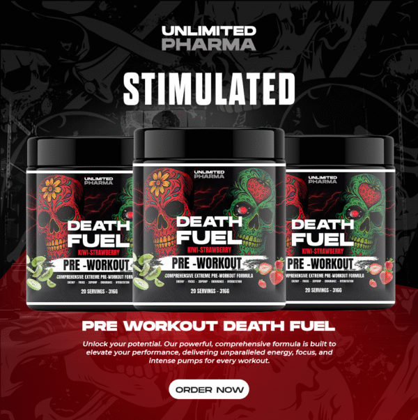 DEATH FUEL PRE WORKOUT UNLIMITED PHARMA