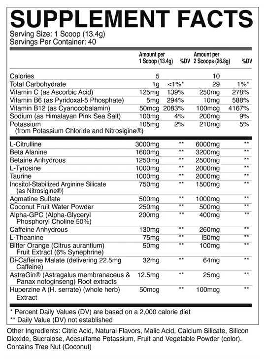 CBUM THAVAGE PRE-WORKOUT