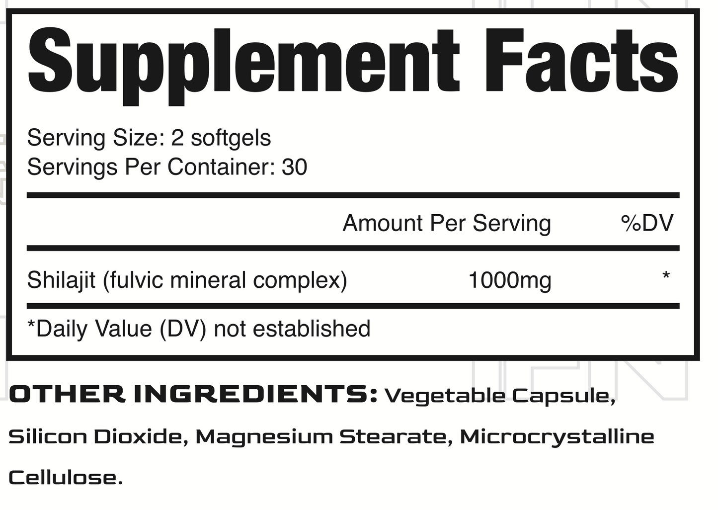 SHILAJIT 1000 IFORCE NUTRITION