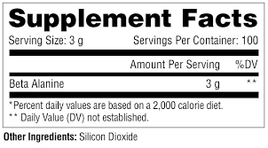 BETA-ALANINE METABOLIC NUTRITION