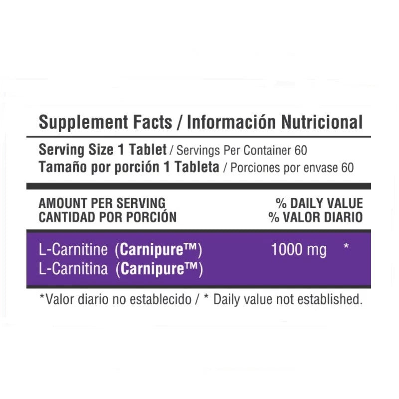 L-CARNITINA 1000MG HEALTHY SPORTS