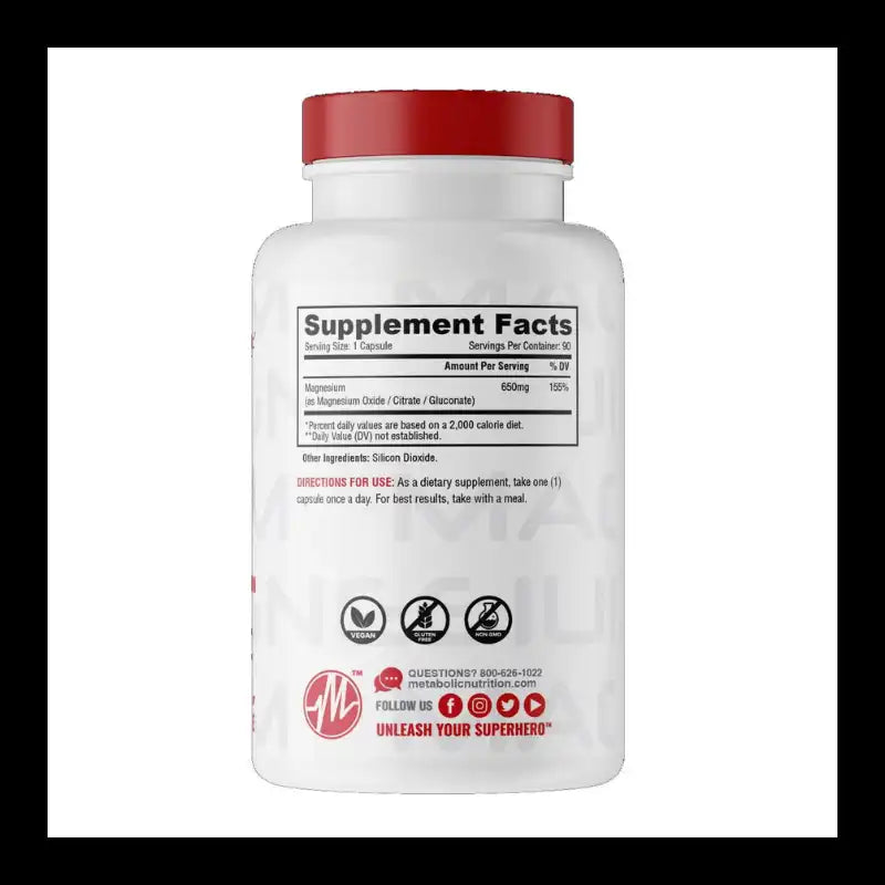 MAGNESIUM METABOLIC NUTRITION