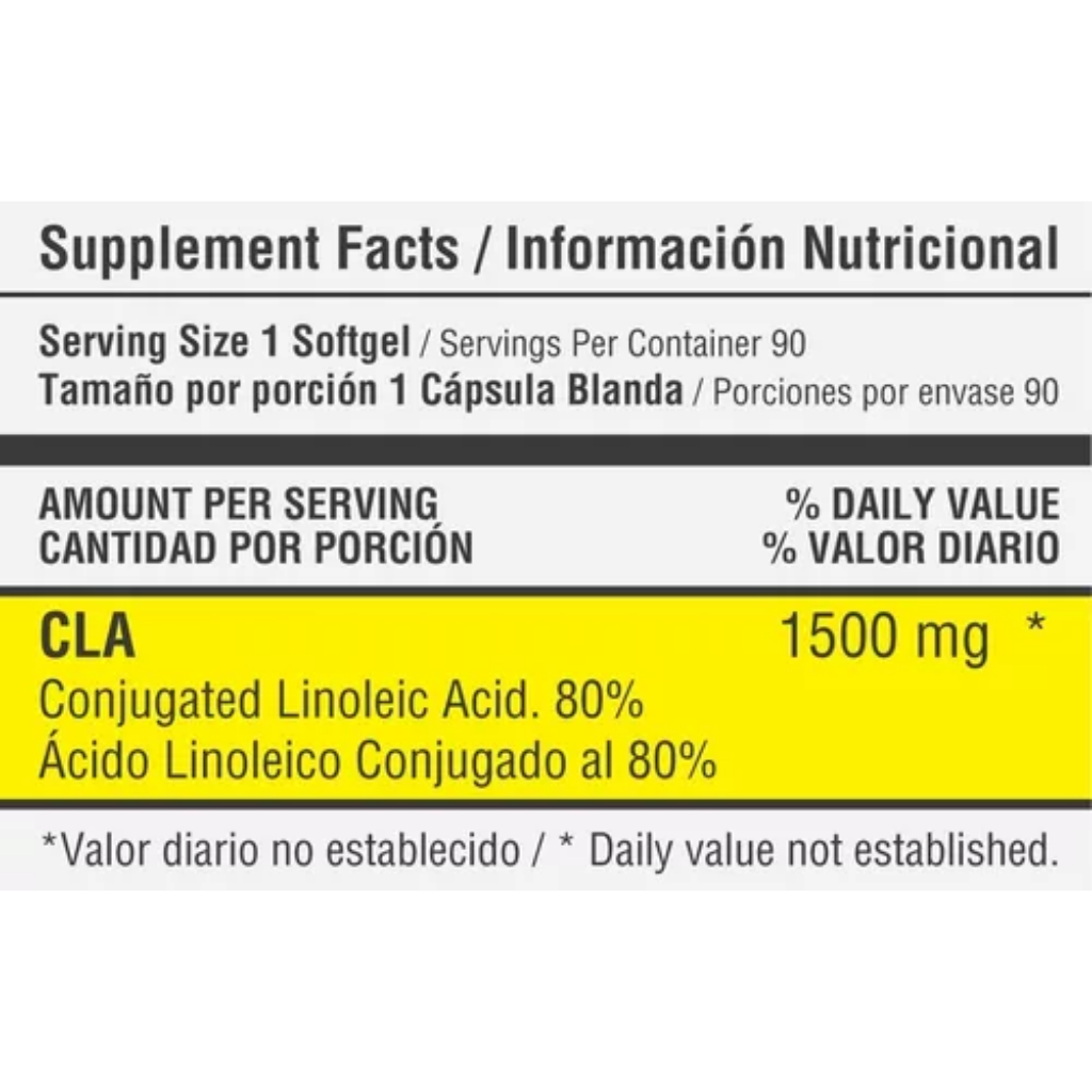 CLA 1500MG HEALTHY SPORTS