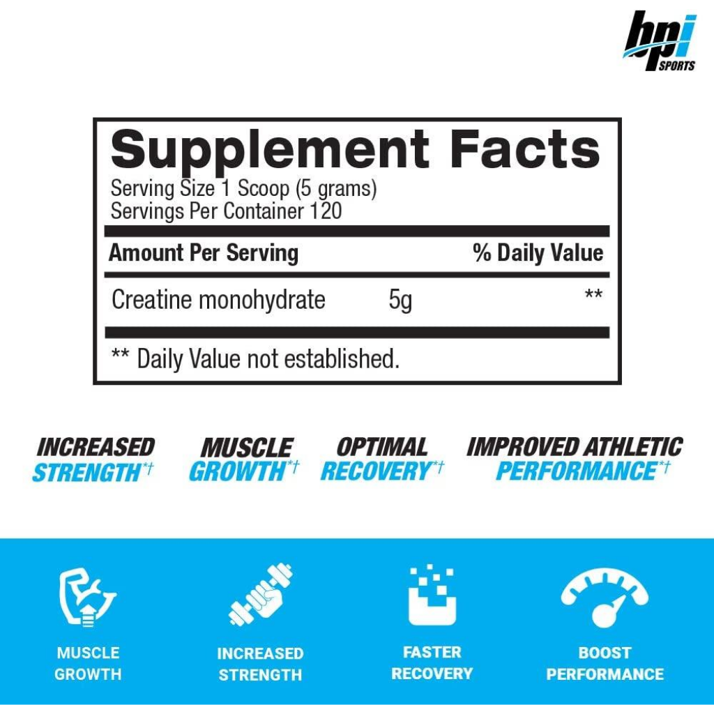 MICRONIZED CREATINE BPI