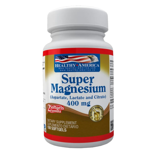 SUPER MAGNESIUM 400mg HEALTHY AMERICA