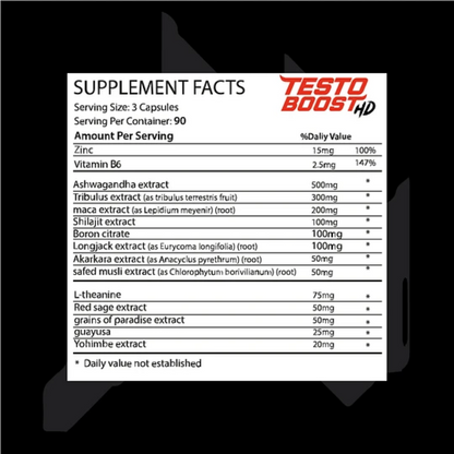 TESTOBOOST HD AMERICAN SUPPS PHARMA