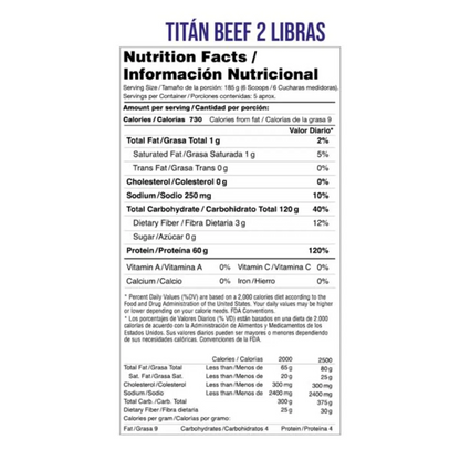 TITAN BEEF MASS VITANAS