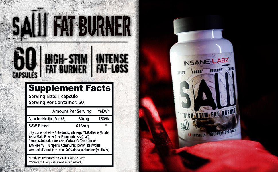 SAW FAT BURNER INSANE LABZ