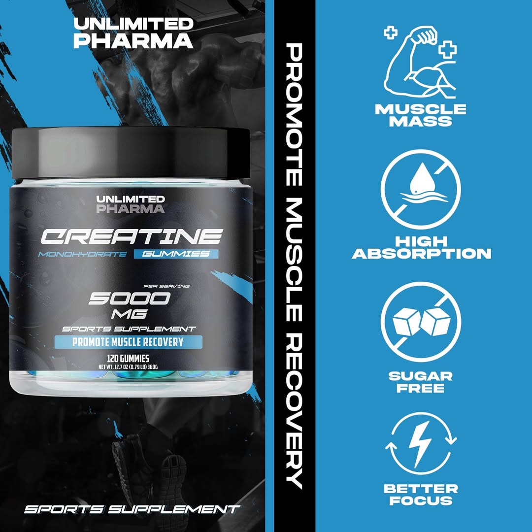 GOMAS DE CREATINA UNLIMITED PHARMA