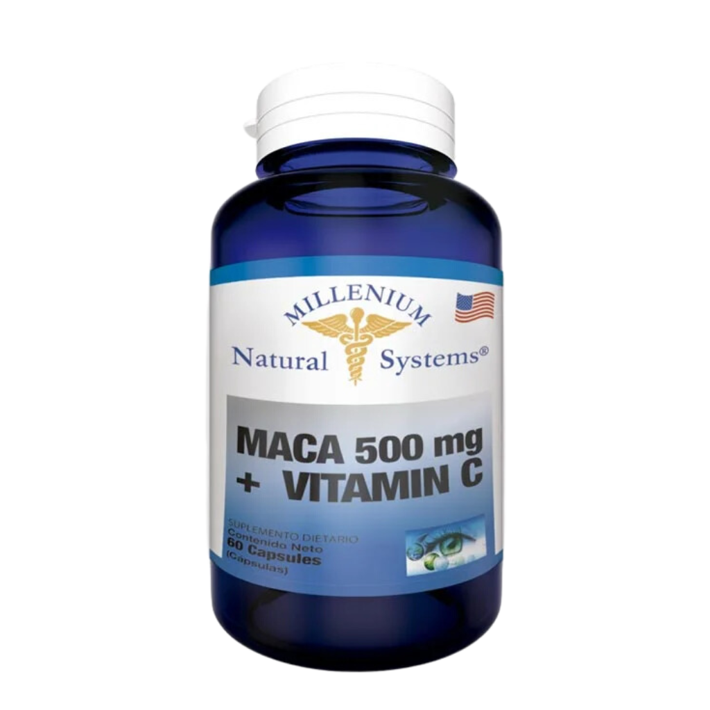 MACA 500MG + VITAMIN C NATURAL SYSTEMS