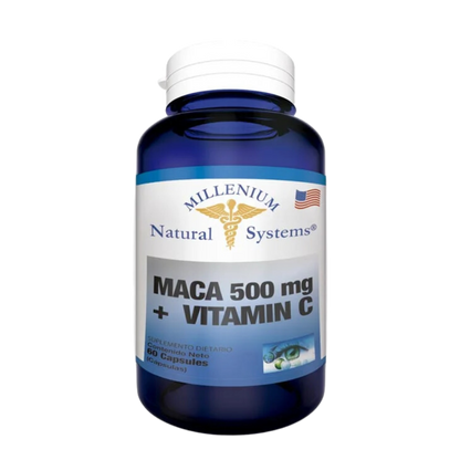 MACA 500MG + VITAMIN C NATURAL SYSTEMS