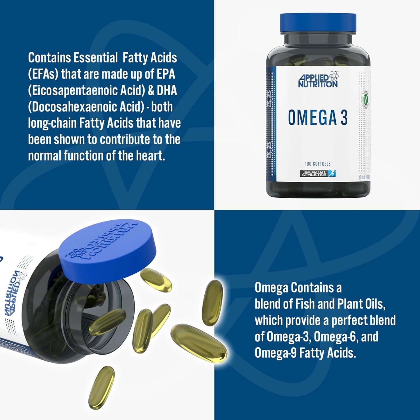 OMEGA 3 1000MG APPLIED NUTRITION