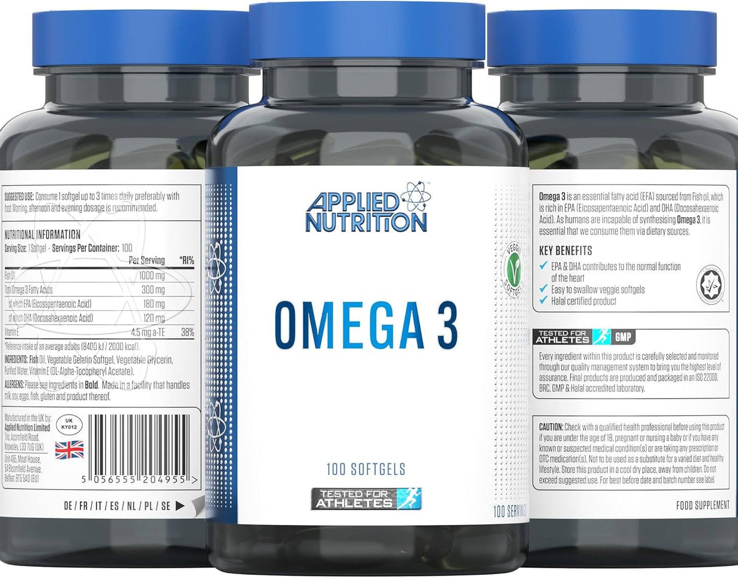 OMEGA 3 1000MG APPLIED NUTRITION