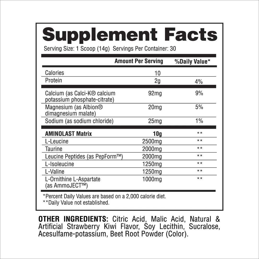 AMINOLAST  BCAAs GASPARI NUTRITION