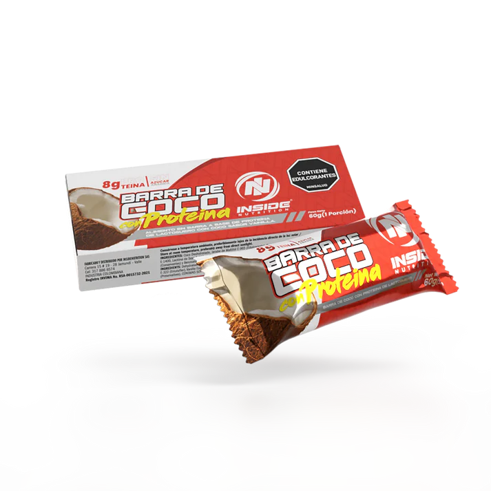 BARRA DE COCO CON PROTEINA INSIDE NUTRITION