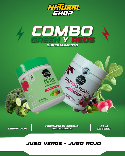 COMBO GREENS AND REDS