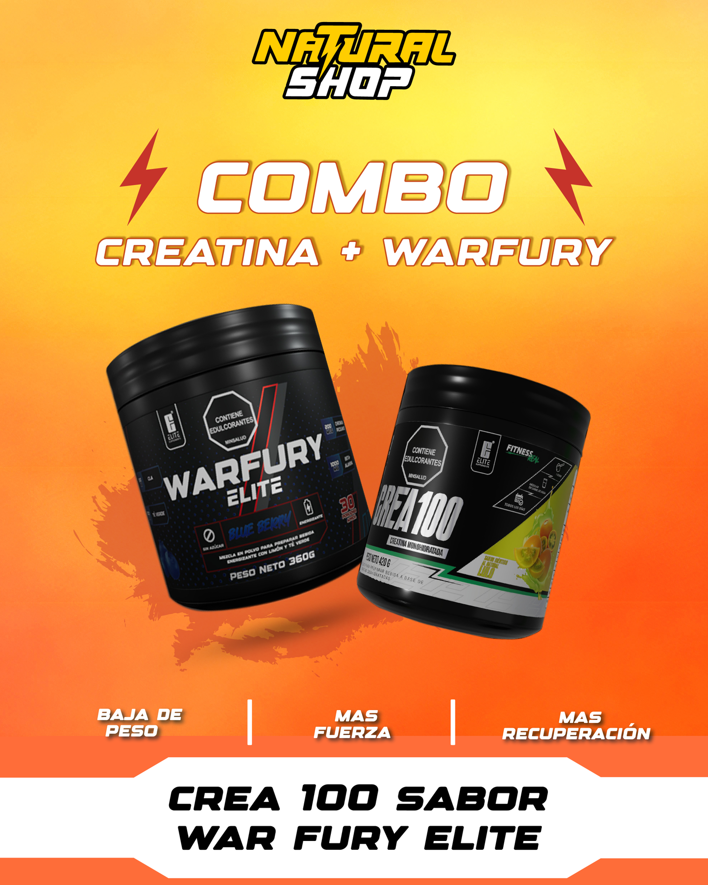 Combo creatina + War fury