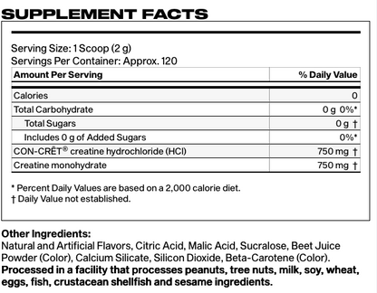 CELL TECH CREACTOR CREATINE HCL MUSCLETECH