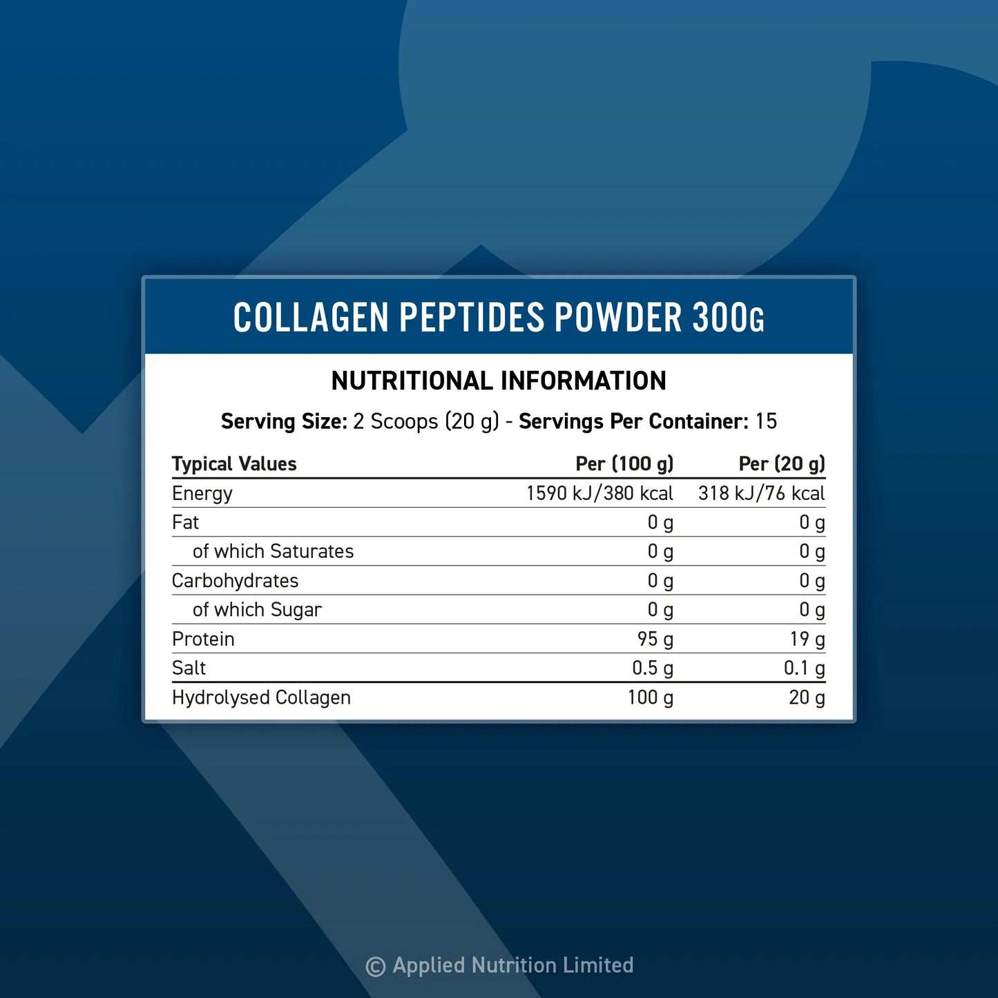 COLLAGEN PEPTIDES APPLIED NUTRITION