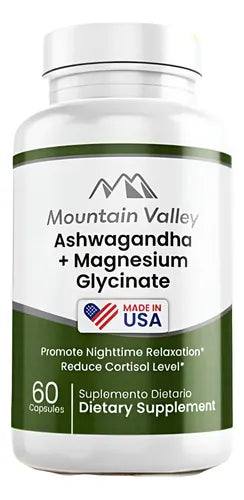 ASHWAGANDHA + MAGNESIUM GLYCINATE MOUNTAIN VALLEY