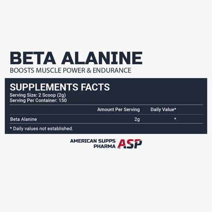 BETA ALANINE AMERICAN SUPPS PHARMA