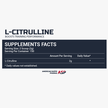 L-CITRULINE AMERICAN SUPPS PHARMA