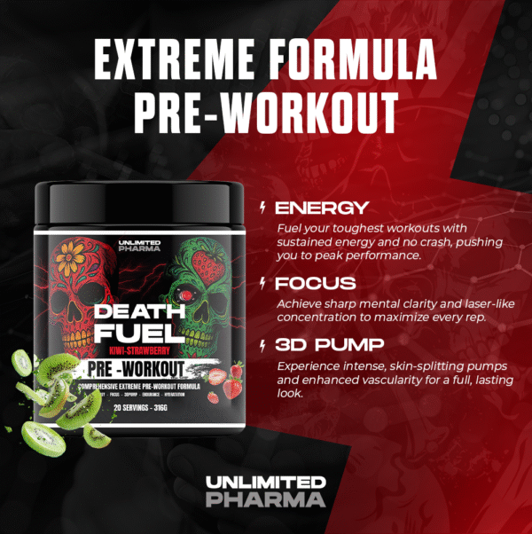 DEATH FUEL PRE WORKOUT UNLIMITED PHARMA