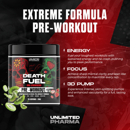 DEATH FUEL PRE WORKOUT UNLIMITED PHARMA