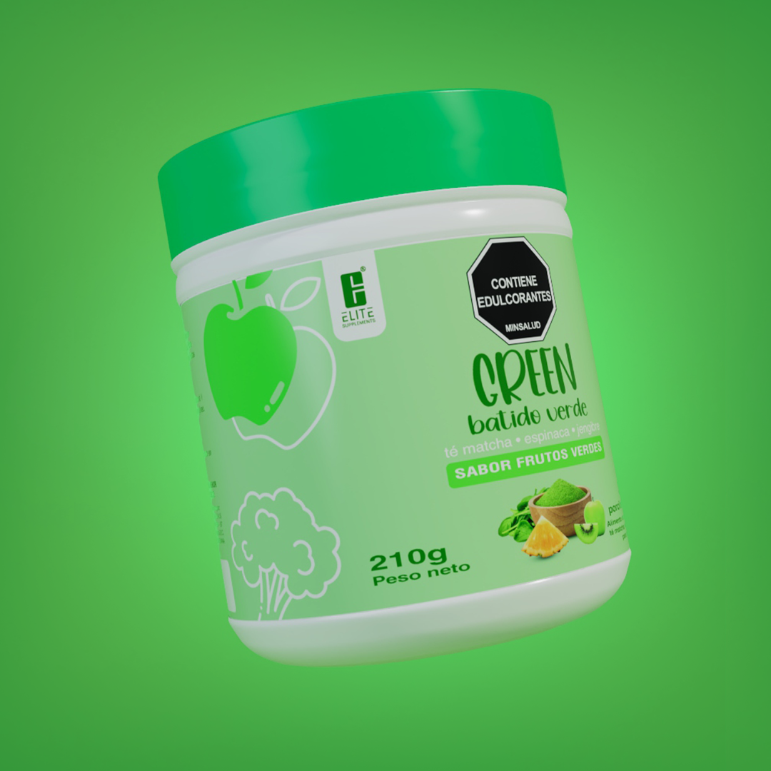 GREEN BATIDO VERDE ELITE SUPPLEMENTS - Main Image