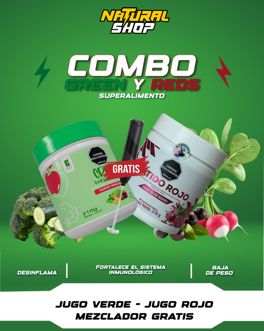 COMBO GREENS AND REDS