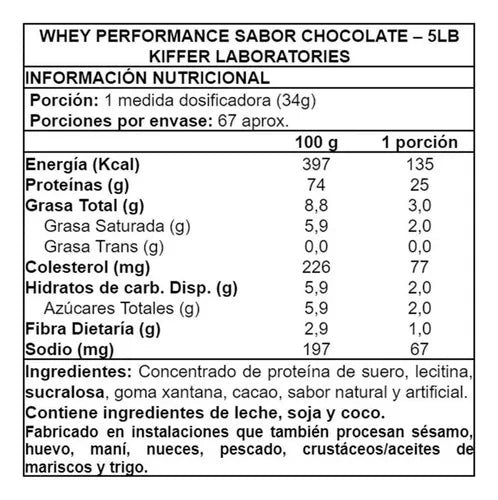 WHEY PERFORMANCE KIFFER