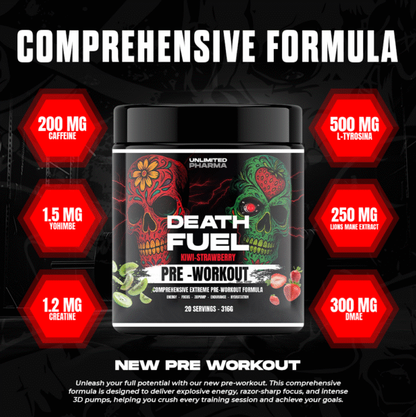 DEATH FUEL PRE WORKOUT UNLIMITED PHARMA