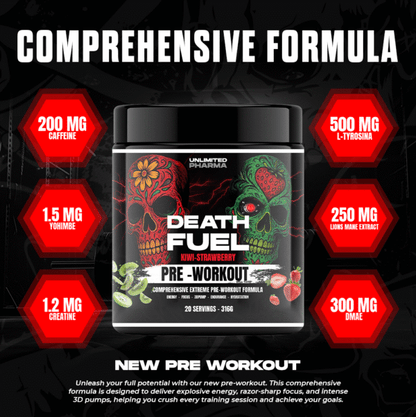 DEATH FUEL PRE WORKOUT UNLIMITED PHARMA