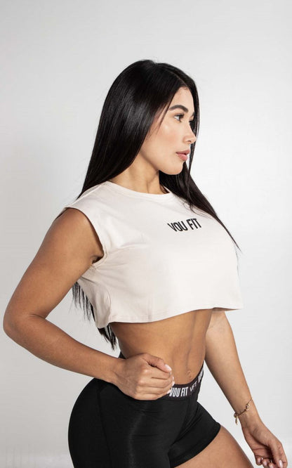 CAMISETA CORTA MUJER VOU FIT