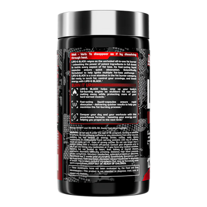 LIPO 6 BLACK ULTRA CONCENTRATE NUTREX x120 CAPS