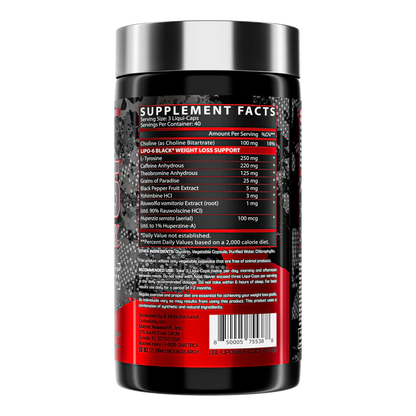 LIPO 6 BLACK ULTRA CONCENTRATE NUTREX x120 CAPS