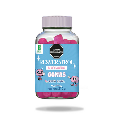 Gomas Resveratrol & Colágeno Elite Supplements
